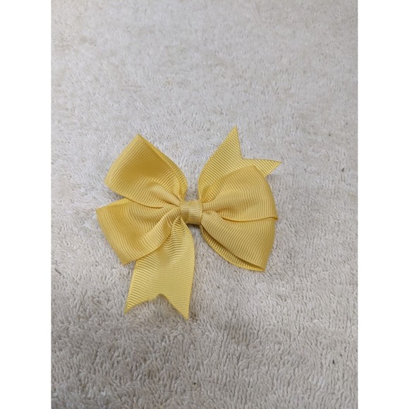 18" Baby Doll Clothes Yellow Unicorn Outfit with Hair Bow - Picture 2 of 7